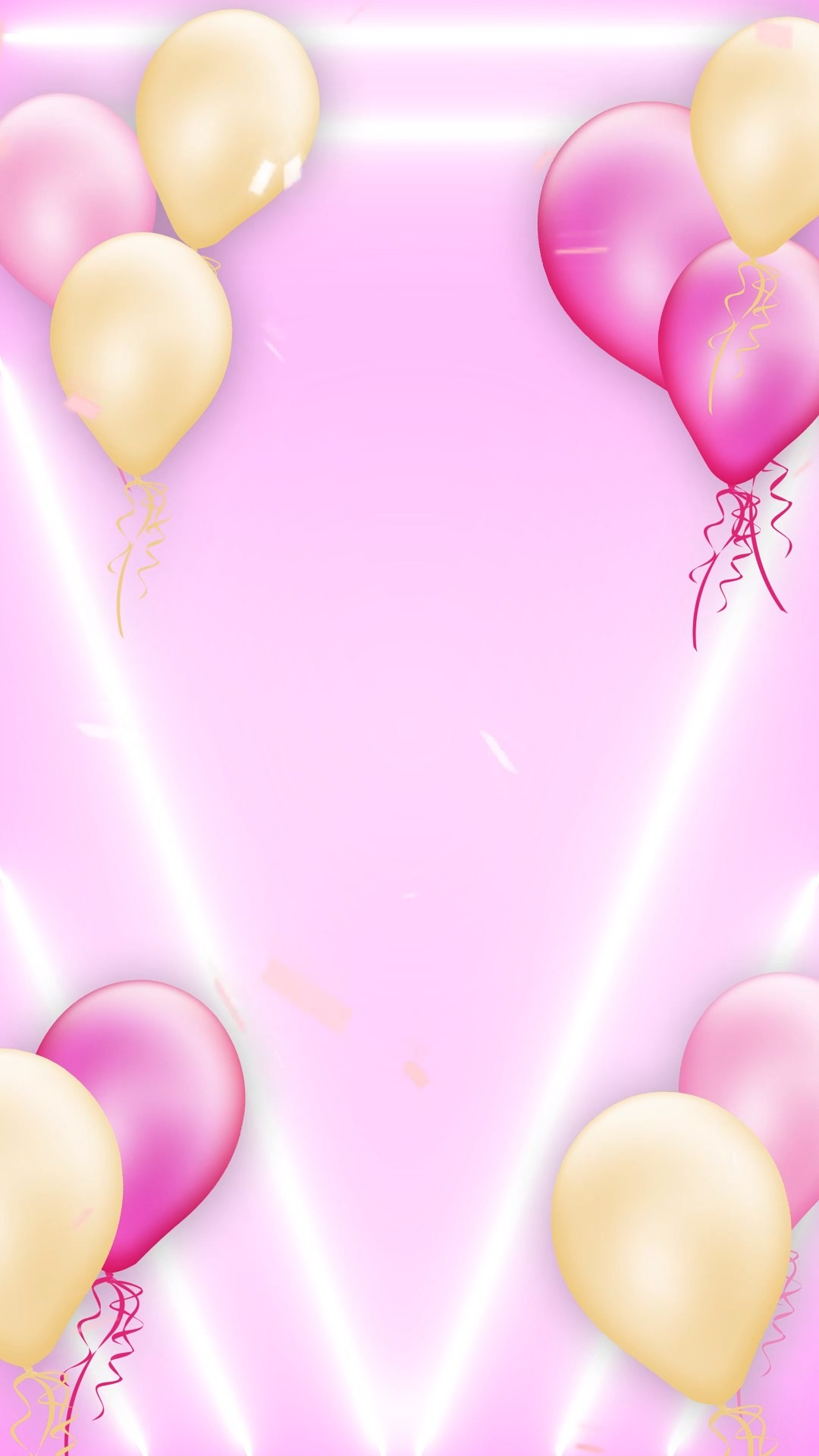 Party Balloons Pink