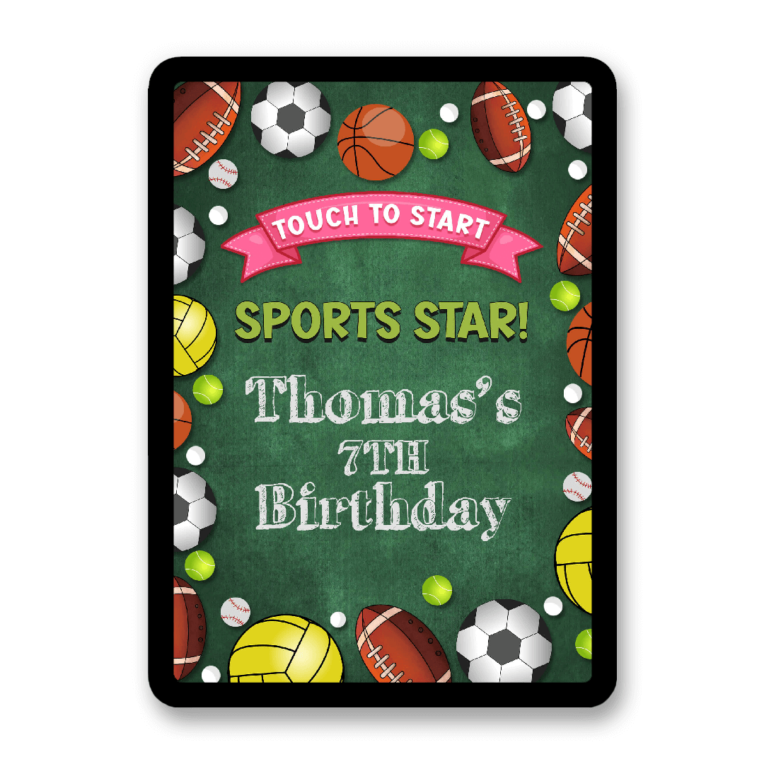 Sports Star BespokeBooth